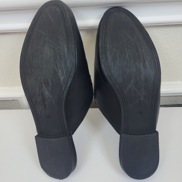 Jenn Ardor Women flat pointed closed toe black mule slippers size 6M - Picture 6 of 8